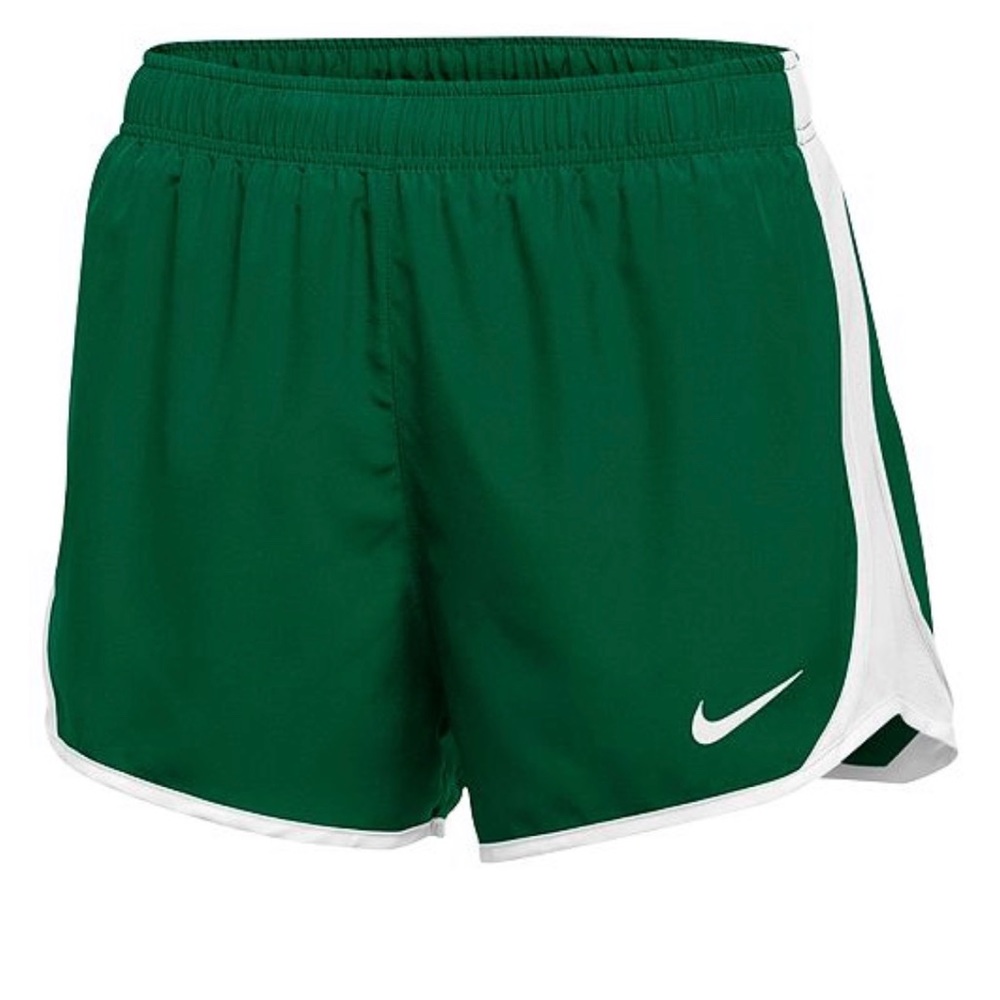 Nike Dry Tempo Running Shorts Dark Green / White